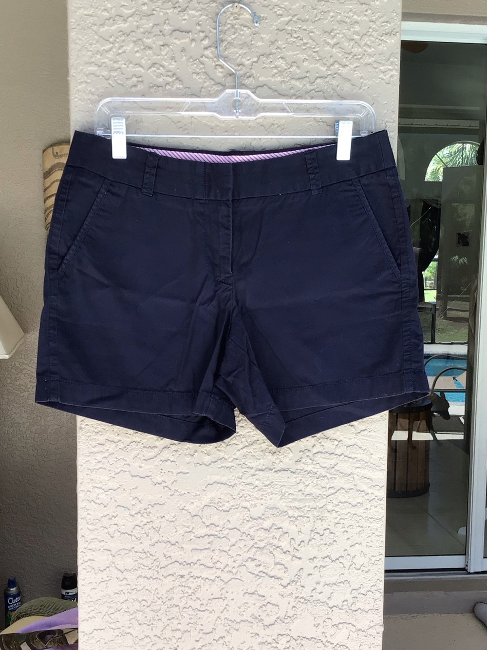 J. Crew navy blue chinos shorts size 4